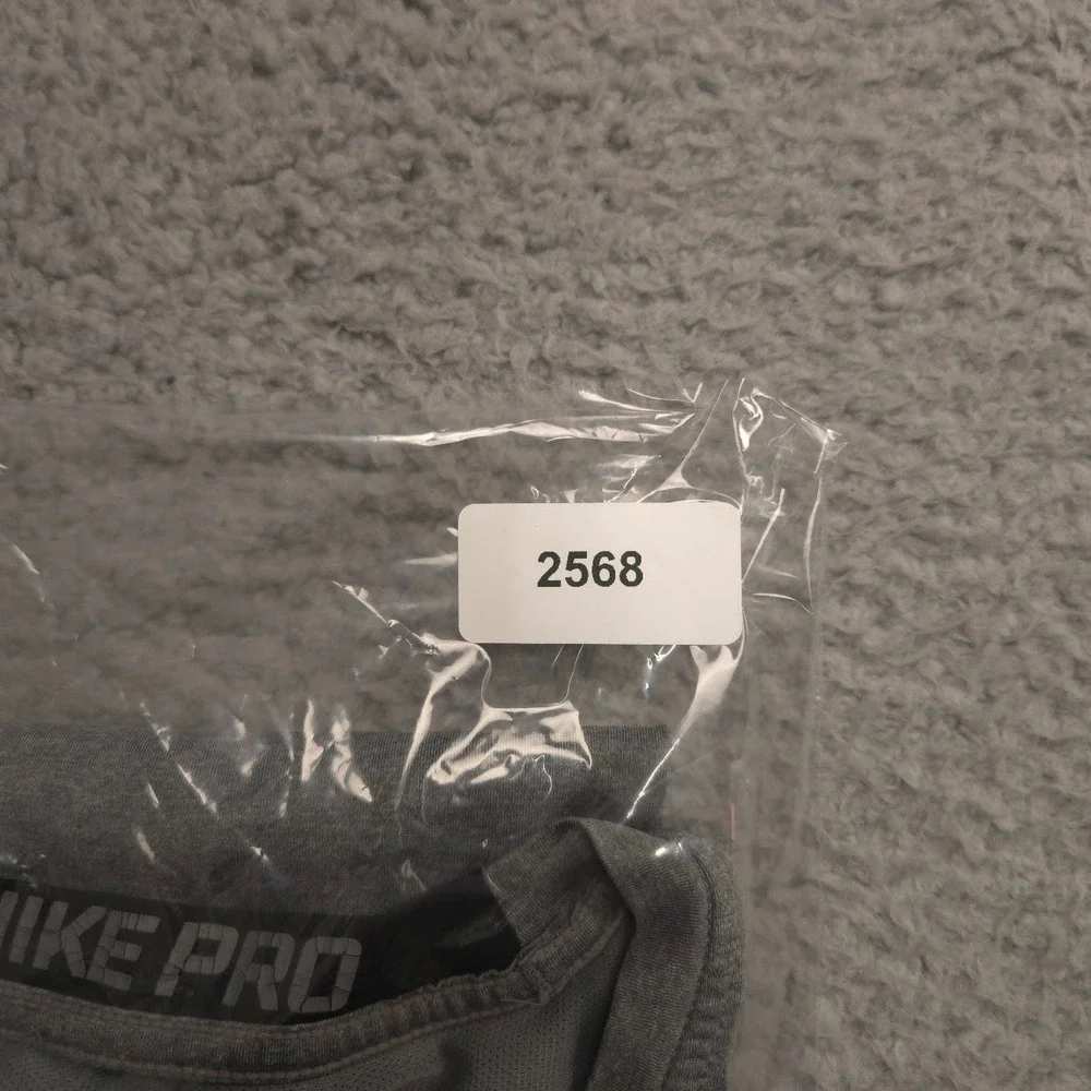Nike Mens Cool Fitted Dri Fit Shirt XL Gray Stretch Athletic Training Tee